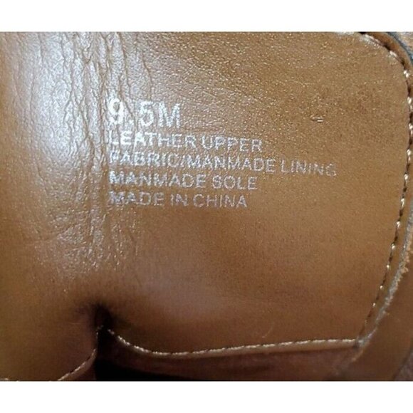 Gianni Bini Brown Leather Fringe Pointy Ankle Western Boots Booties Size 9.5 - Picture 11 of 12